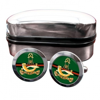 10th Princess Mary's Own Gurkha Rifles (British Army) Round Cufflinks
