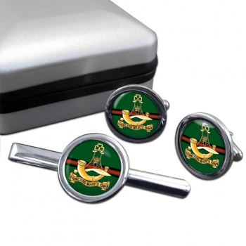 10th Princess Mary's Own Gurkha Rifles (British Army) Round Cufflink and Tie Clip Set
