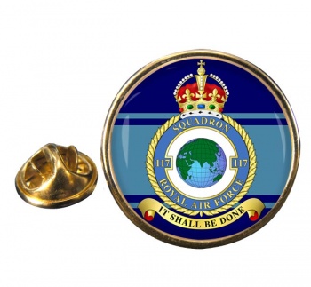 No. 117 Squadron (Royal Air Force) Round Pin Badge