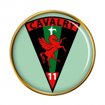 11th Cavalry Squadron (Ireland) Round Pin Badge