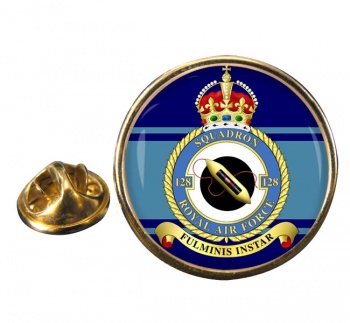 No. 128 Squadron (Royal Air Force) Round Pin Badge