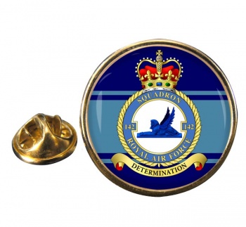 No. 142 Squadron (Royal Air Force) Round Pin Badge