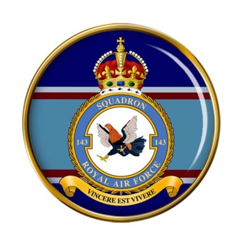 No. 143 Squadron (Royal Air Force) Round Pin Badge