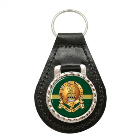 14th King's Hussars, British Army Leather Key Fob