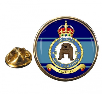 No. 166 Squadron (Royal Air Force) Round Pin Badge