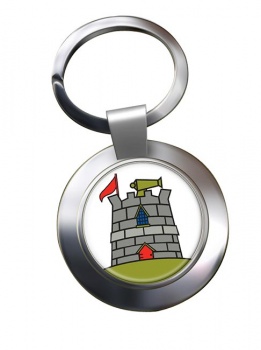 170 (Infrastructure Support) Engineer Group (British Army) Chrome Key Ring