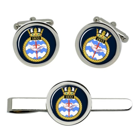 1832 Naval Air Squadron, Royal Navy Cufflink and Tie Clip Set