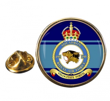 No. 195 Squadron (Royal Air Force) Round Pin Badge