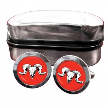 1 Artillery Brigade & HQ South West (British Army) Round Cufflinks