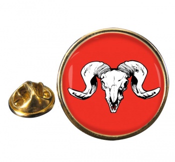 1 Artillery Brigade & HQ South West (British Army) Round Pin Badge