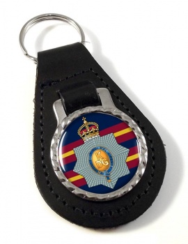 1st The King's Dragoon Guards (British Army) Leather Key Fob
