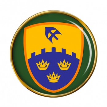 1st (Southern) Brigade (Ireland) Round Pin Badge