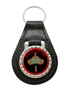 1st Tank Squadron (Ireland) Leather Key Fob