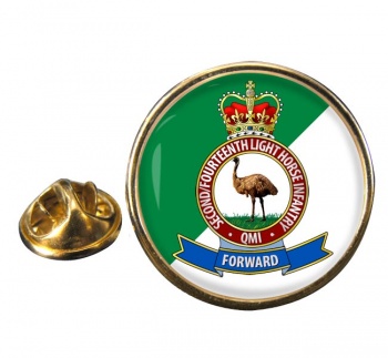 2nd-14th Light Horse Regiment (Australian Army) Round Pin Badge