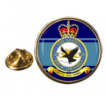 No. 20 Squadron (Royal Air Force) Round Pin Badge