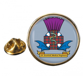 225 Medical Regiment (British Army) Round Pin Badge