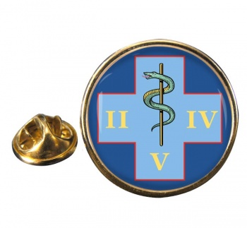 254 Medical Regiment (British Army) Round Pin Badge