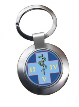 254 Medical Regiment (British Army) Chrome Key Ring