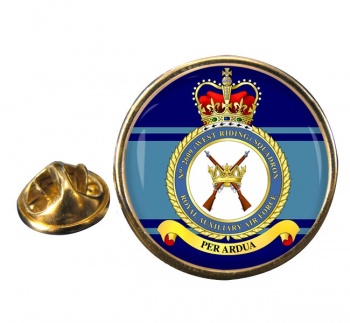 RAuxAF Regiment No. 2609 Round Pin Badge