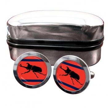 26 Engineer Regiment (British Army) Round Cufflinks