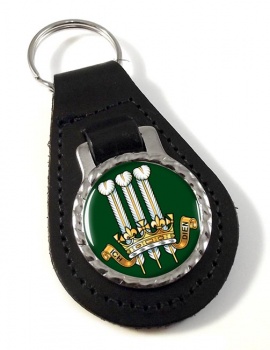 2nd King Edward VII's Own Gurkha Rifles (British Army) Leather Key Fob