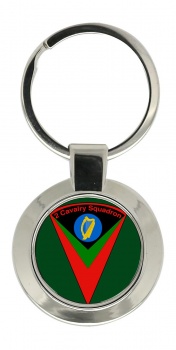 2nd Cavalry (Ireland) Chrome Key Ring