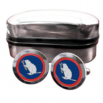 2 Operational Support Group RLC (British Army) Round Cufflinks