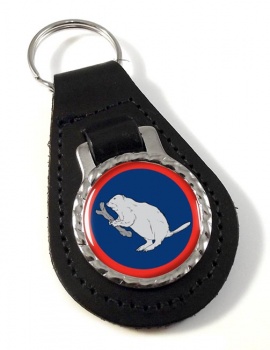 2 Operational Support Group RLC (British Army) Leather Key Fob