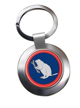 2 Operational Support Group RLC (British Army) Chrome Key Ring