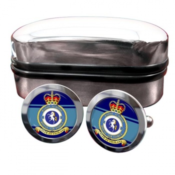 No. 2 Radio School (Yatesbury) (Royal Air Force) Round Cufflinks