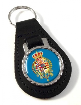 Regno delle Due Sicilie (Italy) Leather Key Fob