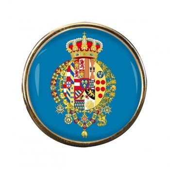 Regno delle Due Sicilie (Italy) Round Pin Badge