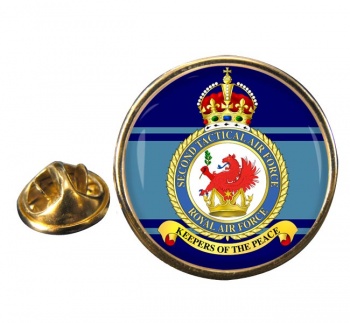 2nd Tactical Air Force (Royal Air Force) Round Pin Badge