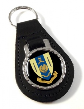 30 Commando Royal Marines Leather Key Fob