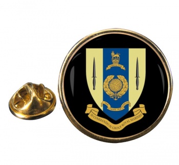 30 Commando Royal Marines Round Pin Badge