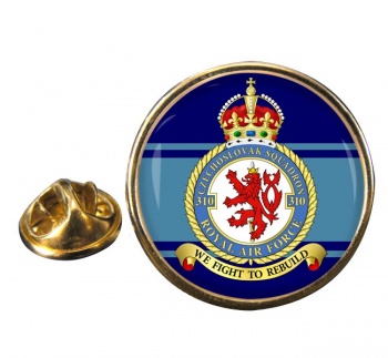 No. 310 Czechoslovak Squadron (Royal Air Force) Round Pin Badge