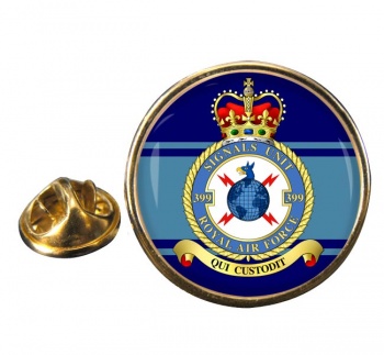 No. 399 Signals Unit (Royal Air Force) Round Pin Badge