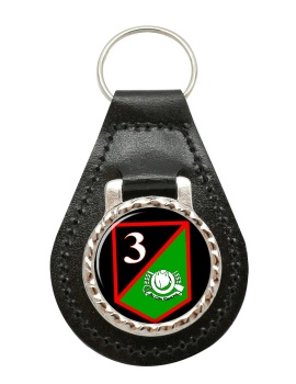 3rd Cavalry Squadron (Ireland) Leather Key Fob
