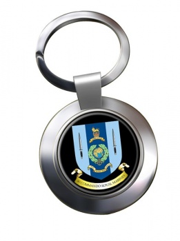 40 Commando Royal Marines Chrome Key Ring