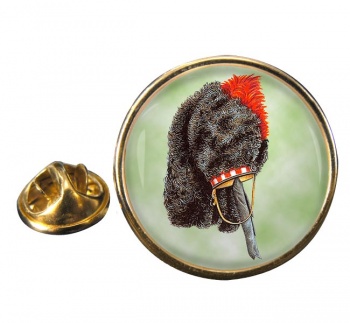 42nd (Royal Highland) Regiment of Foot Bonnet 1875 Round Pin Badge