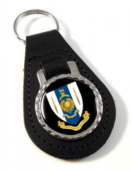 42 Commando Royal Marines Leather Key Fob