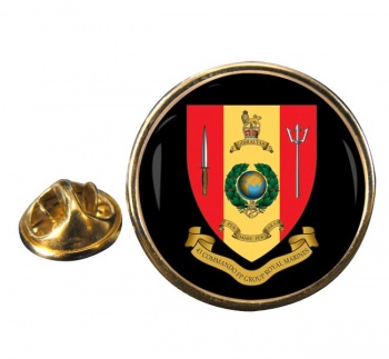 43 Commando Royal Marines Round Pin Badge