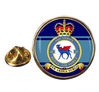 No. 45 Squadron (Royal Air Force) Round Pin Badge
