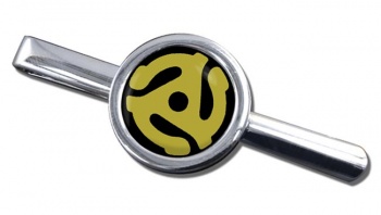 45 Record Adapter Round Tie Clip