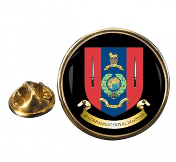 45 Commando Royal Marines Round Pin Badge