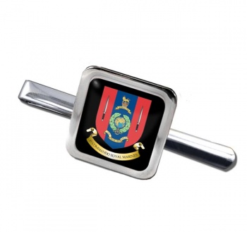 45 Commando Royal Marines Square Tie Clip
