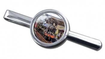 Steam Train (LMS Royal Scot Class 46108 Seaforth Highlander) Tie Clip