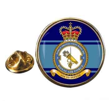 No. 4 Force Protection Wing (Royal Air Force) Round Pin Badge