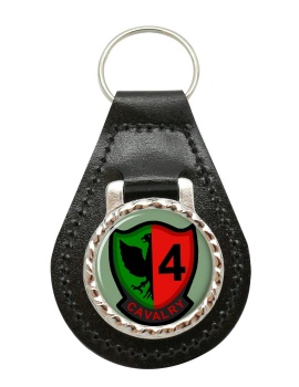 4th Cavalry Squadron (Ireland) Leather Key Fob