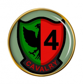 4th Cavalry Squadron (Ireland) Round Pin Badge